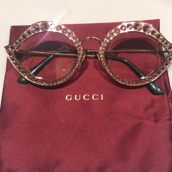 Authentic Gucci Swarovski Crystal Glasses - Picture 2 of 6
